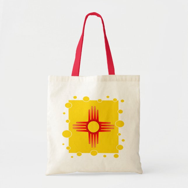 New-Mexiko Zia Sun Spaß-Taschen-Tasche Tragetasche (Vorne)