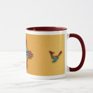 New Mexiko Zia Sunface Tasse