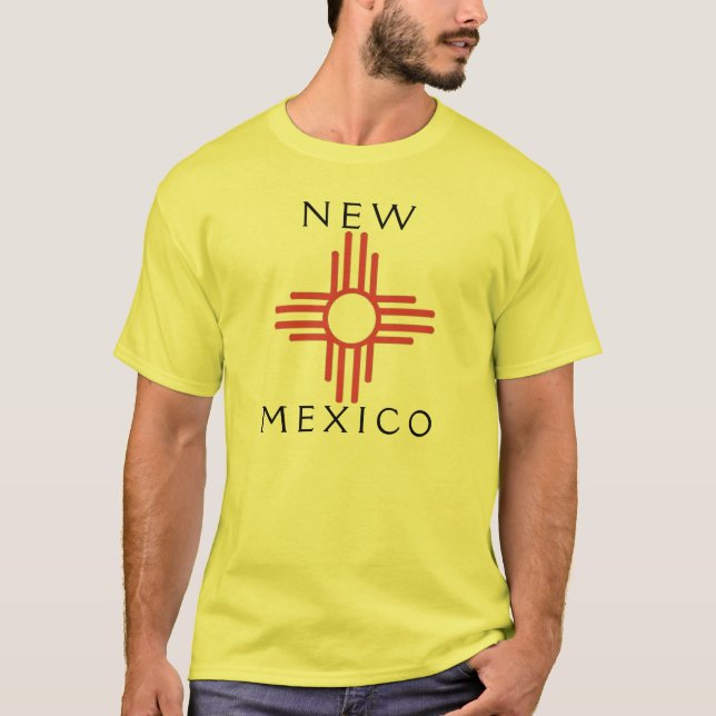 New Mexiko-Zia-Symbol-T-Shirt T-Shirt (Vorderseite)