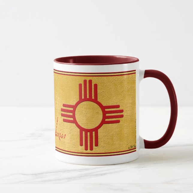 New Mexiko Zia Tasse (Rechts)