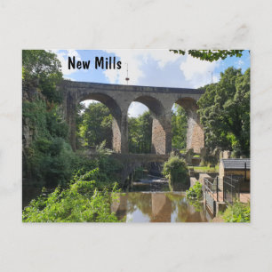 New Mills Torrs Walk Postkarte