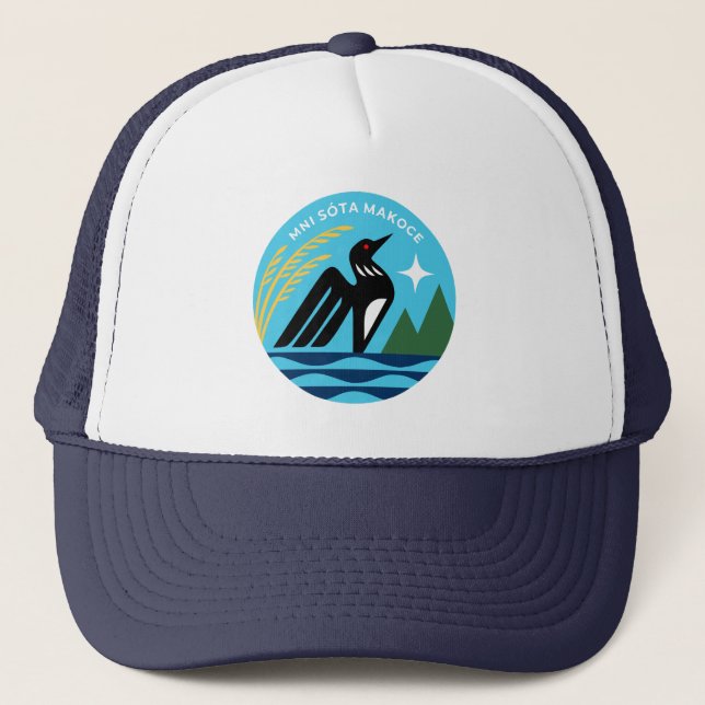 New Minnesota Staat Siegel Truckerkappe (Vorderseite)