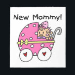 New Mommy Baby Girl Gifts Notizblock<br><div class="desc">Die junge Mutter eines kleinen Mädchens wird dieses niedliche New Mommy Baby Girl Design auf junge Mutter Sake Boxen,  Fliesen,  Ziergegenstände,  Notebooks,  Tasse,  Karten,  Aufklebern,  Porto,  Magneten,  Totensäcken und anderen neuen Mami Bekleidung und Geschenke Liebe geben.</div>