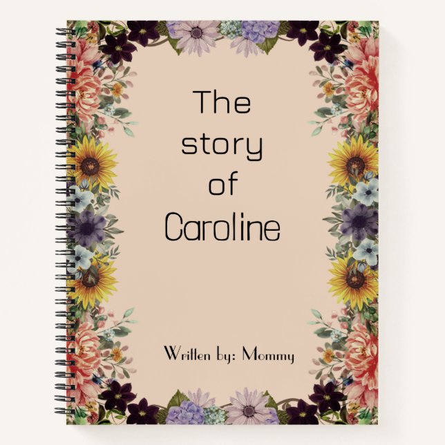 New Mommy baby journal Spiral Notebook Notizbuch (Vorderseite)