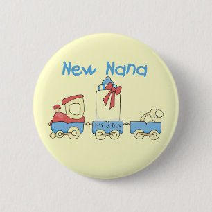 New Nana - Train Tshirts und Geschenke Button