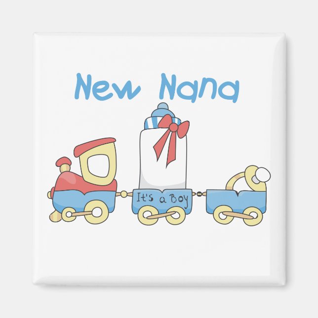 New Nana - Train Tshirts und Geschenke Magnet (Vorne)