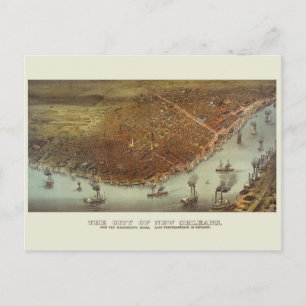 New Orleans 1885 Postkarte