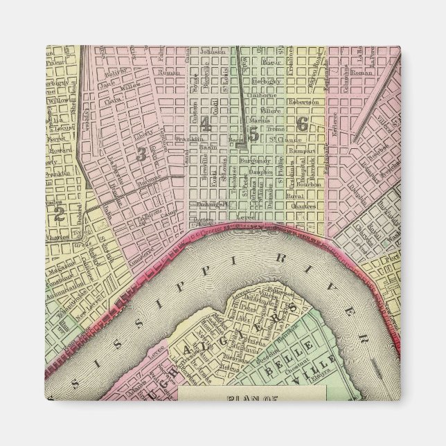 New Orleans 4 Magnet (Vorne)