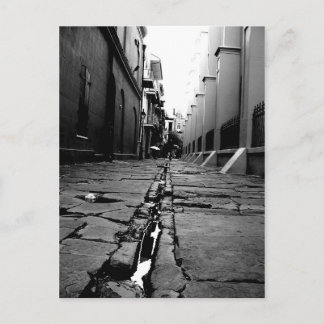 New Orleans Alley Postkarte