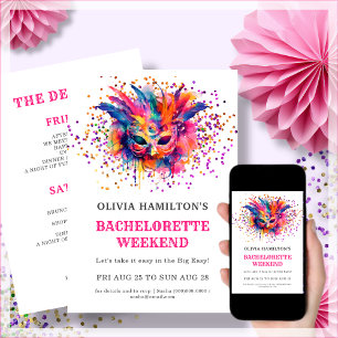 New Orleans   Bachelorette Itinerary Weekend Einladung