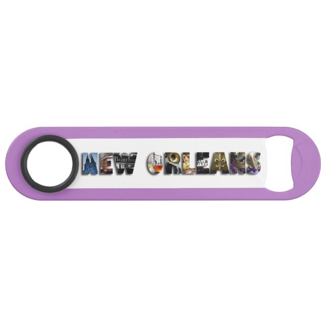 New Orleans Bourbon Street Beads NOLA Speed Flaschenöffner (Vorderseite (Horizontal))