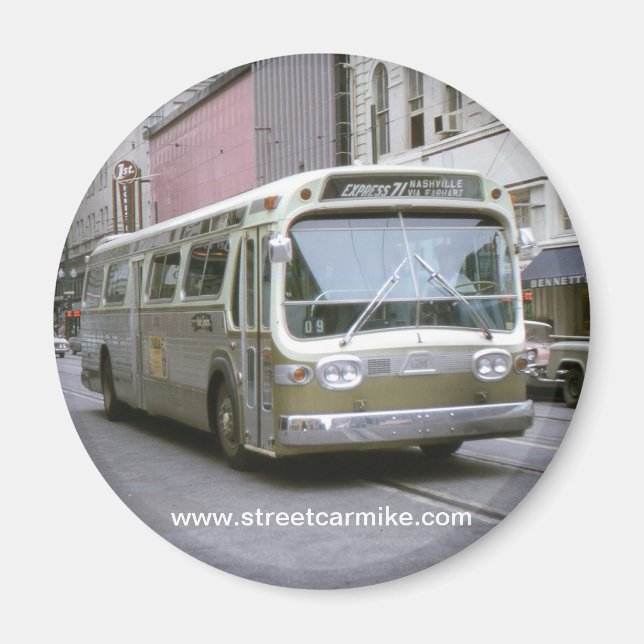 New Orleans Bus 1 Magnet (Vorne)