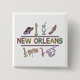 New Orleans Button