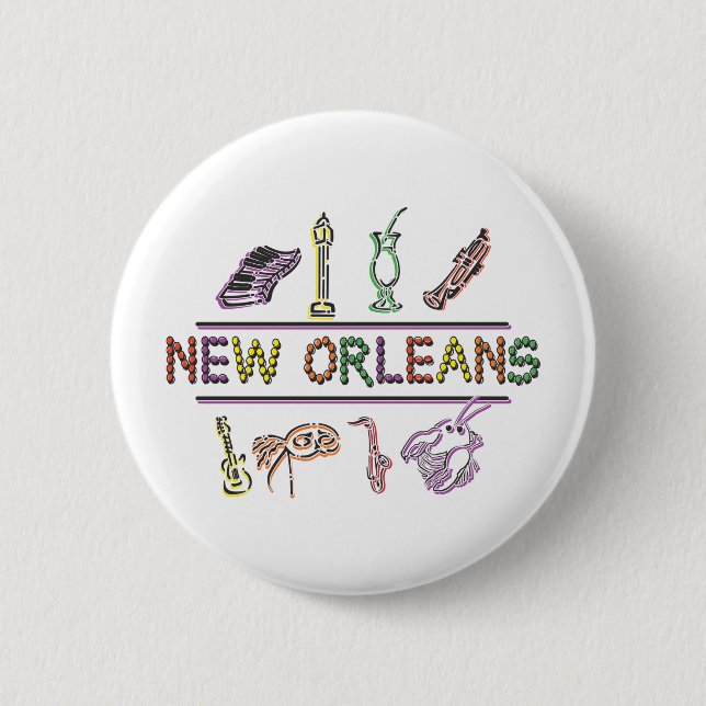 New Orleans Button (Vorderseite)