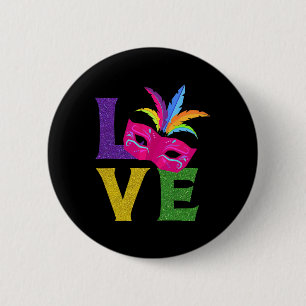 New Orleans Carnival Party Rosa Villa Saroli Button