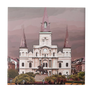 New Orleans Cathedral Fliese