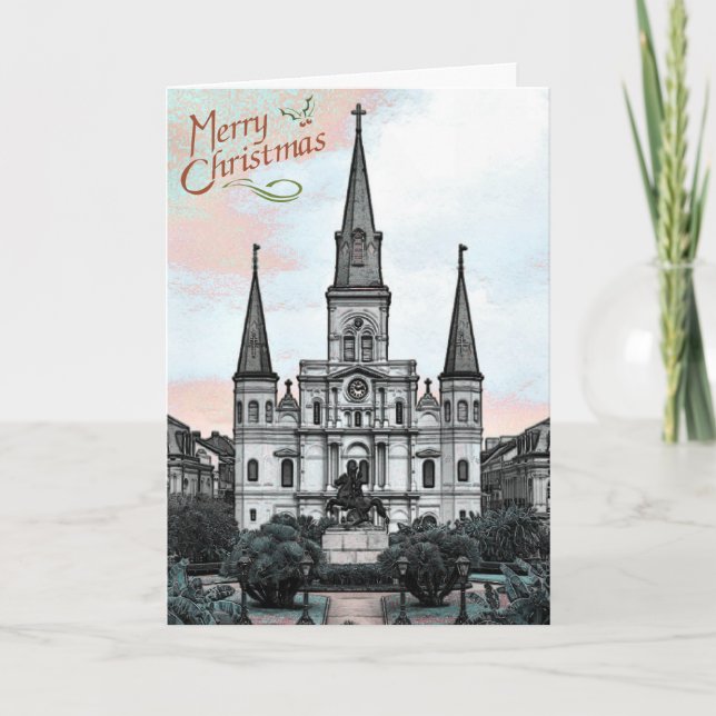 New Orleans Cathedral Weihnachten (Vorderseite)