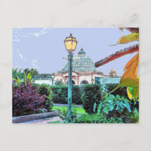 New Orleans City Park Green House Postkarte