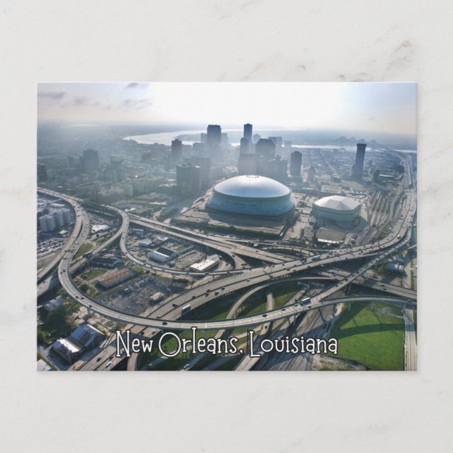 New Orleans Downtown Louisiana Postkarte (Vorderseite)
