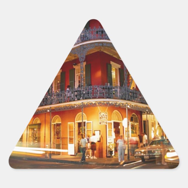 NEW ORLEANS DREIECKIGER AUFKLEBER (Vorderseite)