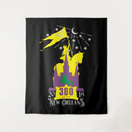 New Orleans Dreihundertjähriges Jubiläum Wandteppich