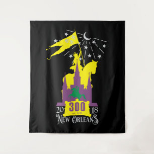 New Orleans Dreihundertjähriges Jubiläum Wandteppich
