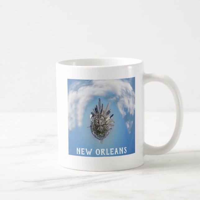 New Orleans Einzigartiges City Skyline Travel Foto Kaffeetasse (Rechts)