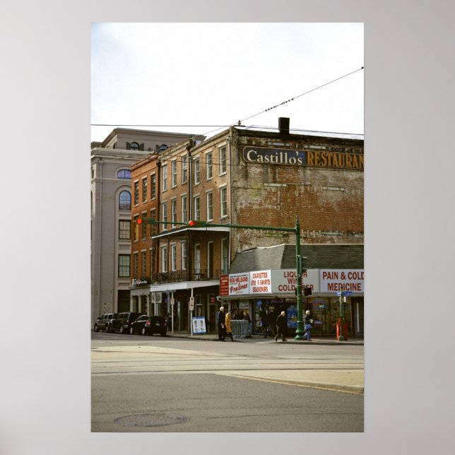 New Orleans, französisches Viertel, Street View Po Poster (Vorne)
