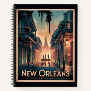 New Orleans French Quarter Notizbuch