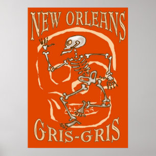 New Orleans Gris Gris Poster
