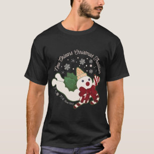 New Orleans Herr Bingle Weihnachten Tradition Snow T-Shirt