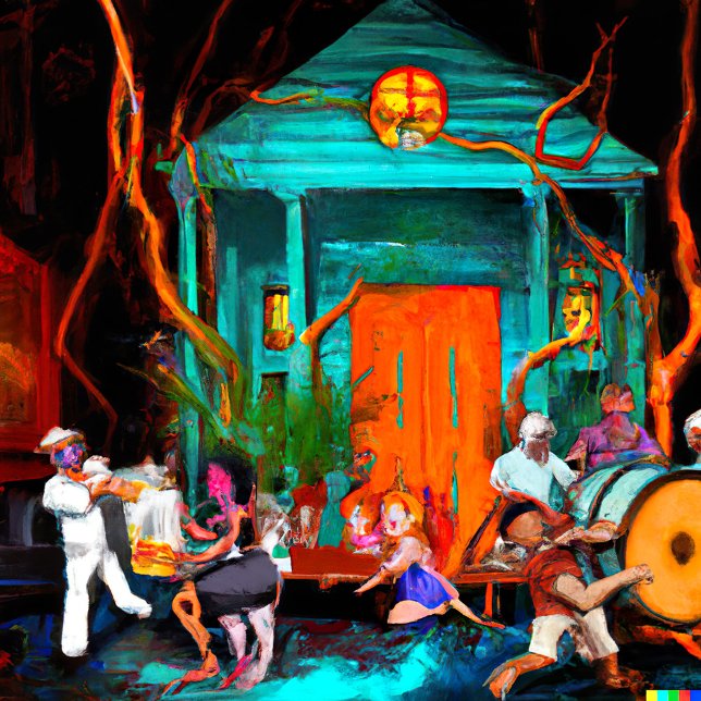 New Orleans Hurrikan-Party Kissen (Von Creator hochgeladen)