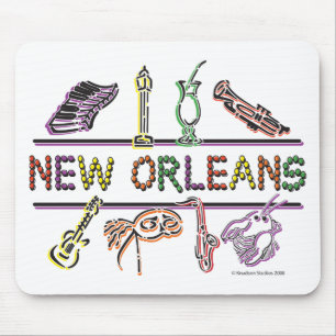 New Orleans-ICONS - Kopie Mousepad