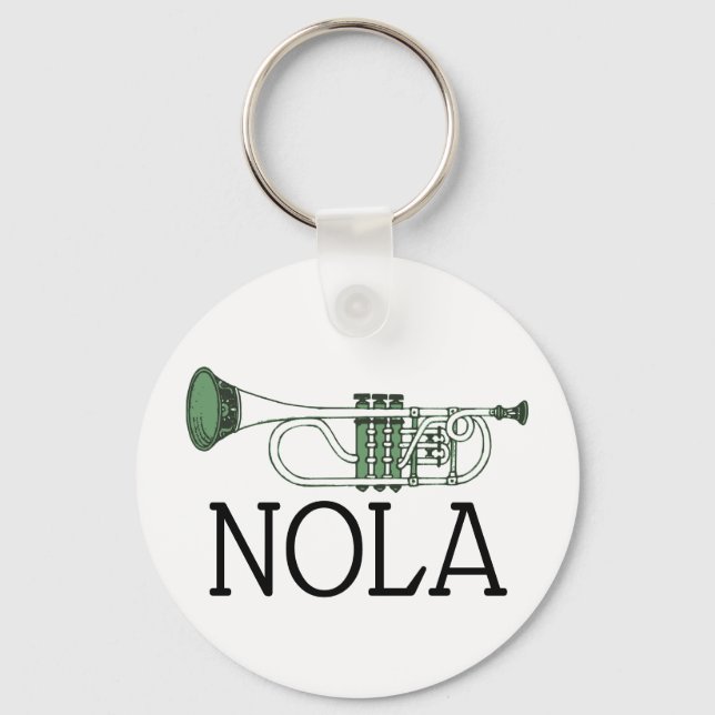 New Orleans Jazz Trumpet Schlüsselanhänger (Vorderseite)