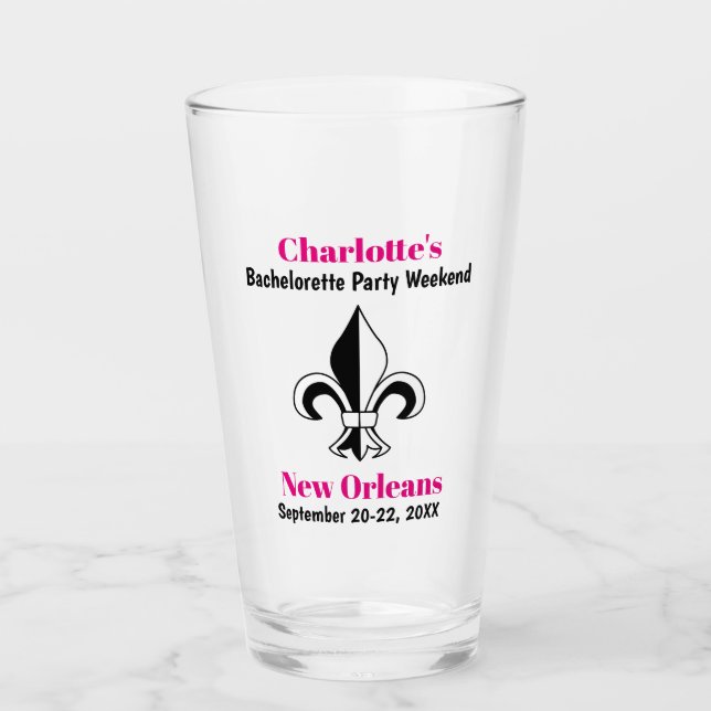New Orleans Junggeselinnen-Abschied Gefallen Trip  Glas (Vorderseite)