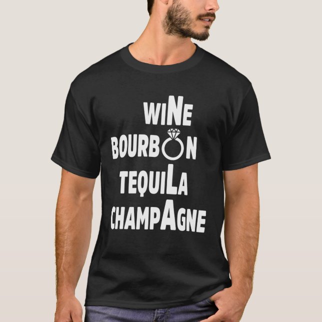 New Orleans Junggeselinnen-Abschied Mardi Gras Gir T-Shirt (Vorderseite)