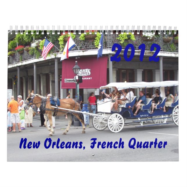 New Orleans, Kalender des französischen (Titelbild)