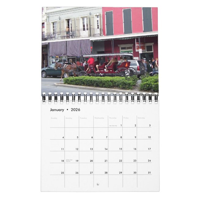 New Orleans, LA, 2012, Kalender (Jan 2026)