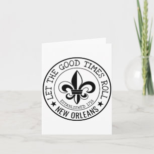New Orleans Lass Die Guten Zeiten Rollen Fleur De  Karte
