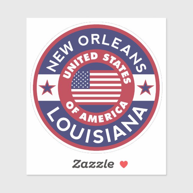 NEW ORLEANS, Louisiana Aufkleber (Blatt)
