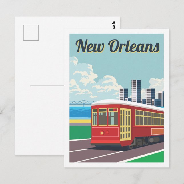 New Orleans Louisiana Besuchen Sie die Universität Postkarte (Vorne/Hinten)
