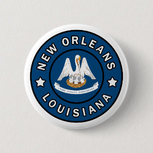 New Orleans Louisiana Button