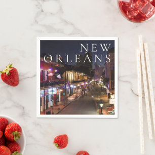 New Orleans, Louisiana French Quarter Serviette