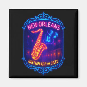 New Orleans, Louisiana, Geburtsort des Jazz Magnet