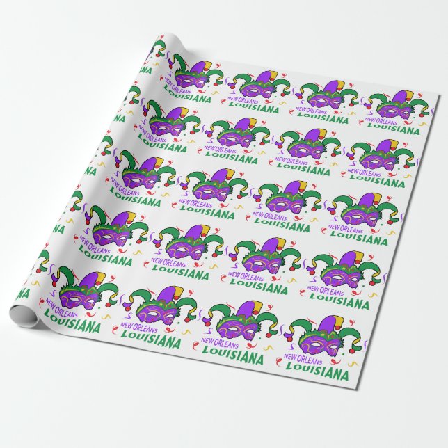 New Orleans Louisiana Geschenkpapier (Ungerollt)