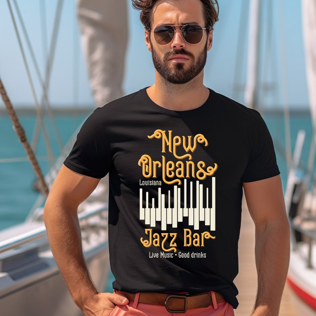 New Orleans Louisiana Jazz Bar T - Shirt (Von Creator hochgeladen)
