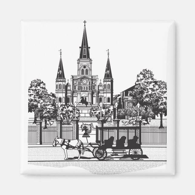 New Orleans, Louisiana Magnet (Vorne)