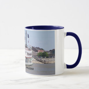 New Orleans Louisiana Mississippi River Boat Tasse
