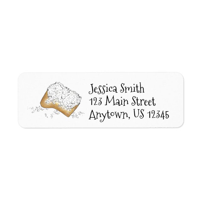 New Orleans Louisiana NOLA Beignet Donut Pastry (Vorne)