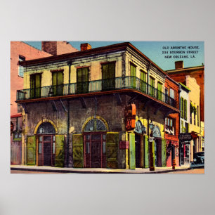 New Orleans Louisiana Old Absinth House Poster